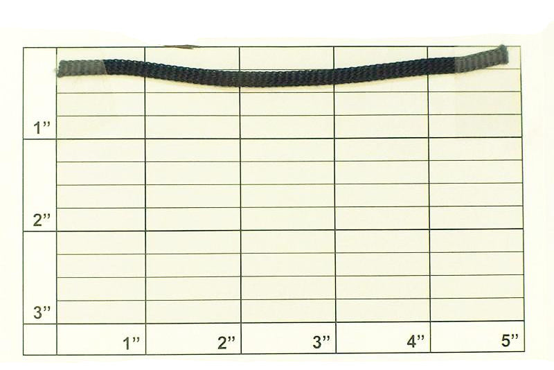 Navy Flat Braid 3/16"