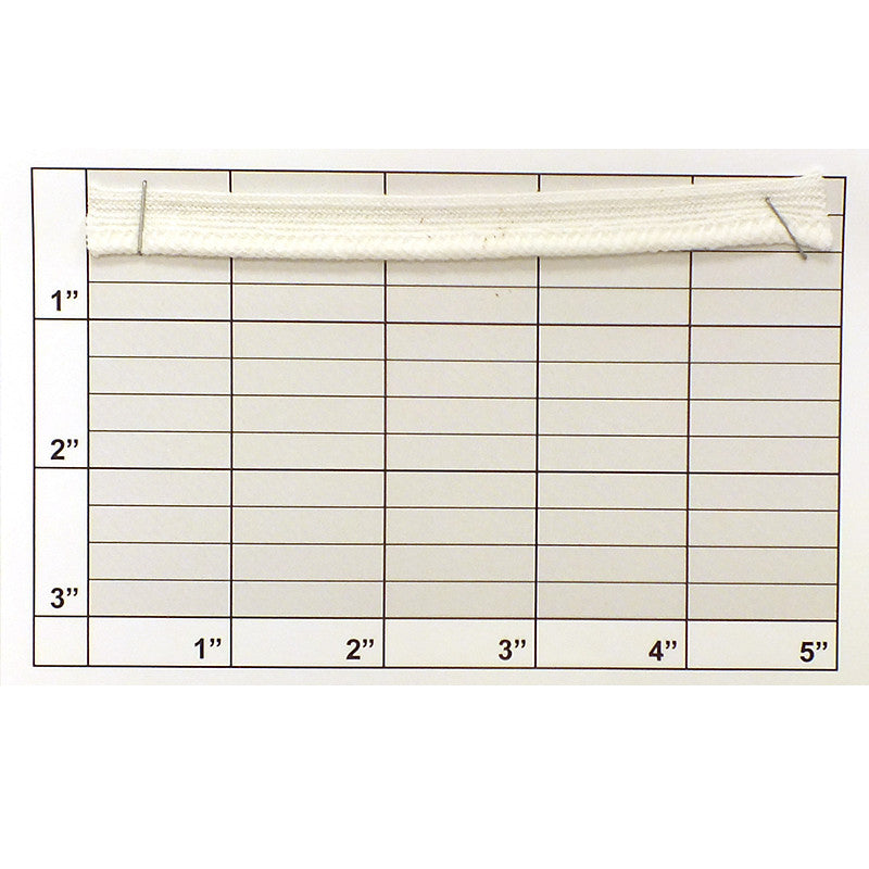 Cordedge w/ Tape 3/16" (Per Yard) White