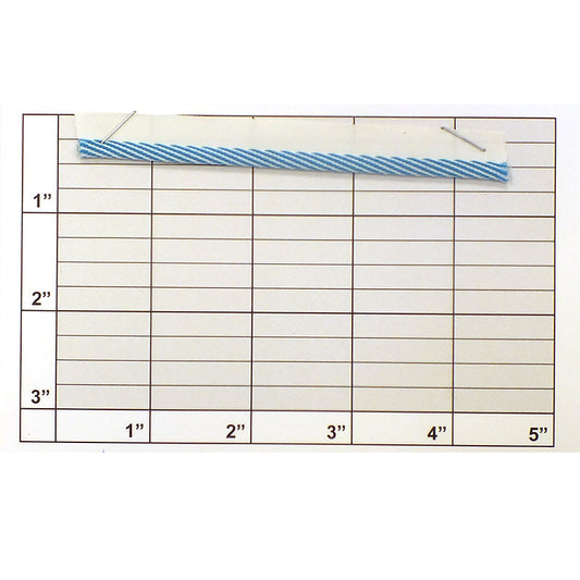 Diagonal Stripe Piping w/ Tape 3/16" (Per Yard) 3 Colors