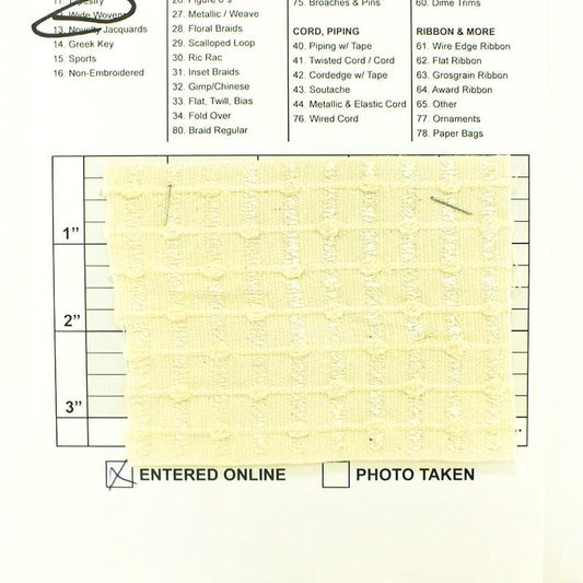 Wide Braid 3-1/2" (Per Yard) 2 Colors