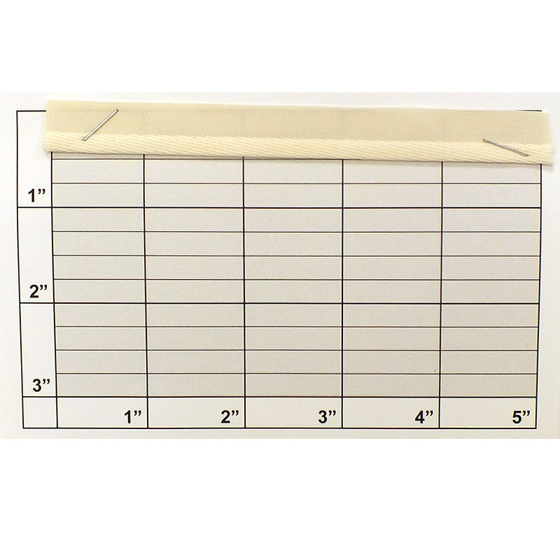 Cord Edge w/ Lip 3/16" (Per Yard) Ivory