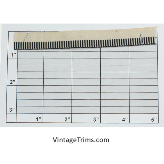 Flat Striped Piping  11/16" Black Ivory