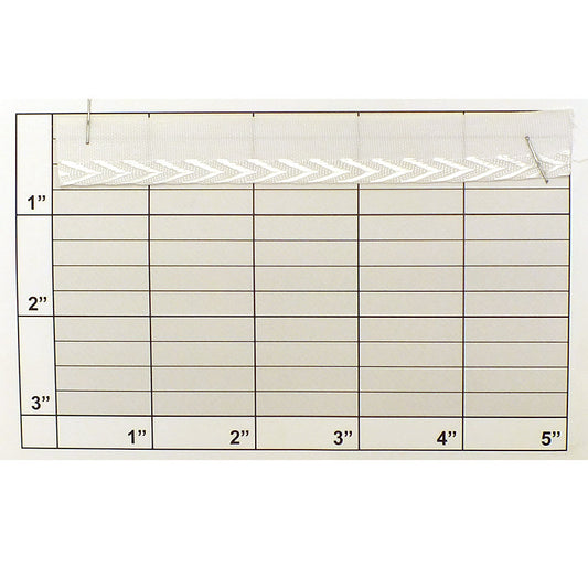 Chevron Piping w/Lip 1/4" (Per Yard) 2 Colors