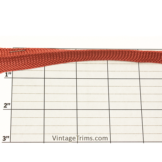 Rayon Foldover Braid 1" folded to 1/2"- 5 Colors