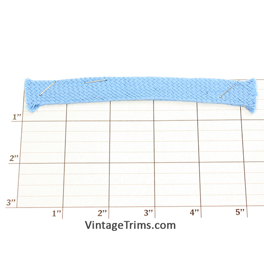 Cotton Foldover Braid 1" folded to 1/2" - 9 Colors