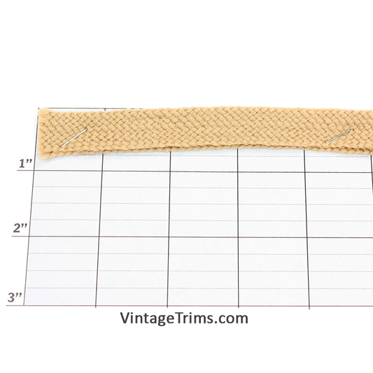 Acrylic Foldover Braid 1-1/4" folded to 5/8" - 5 Colors