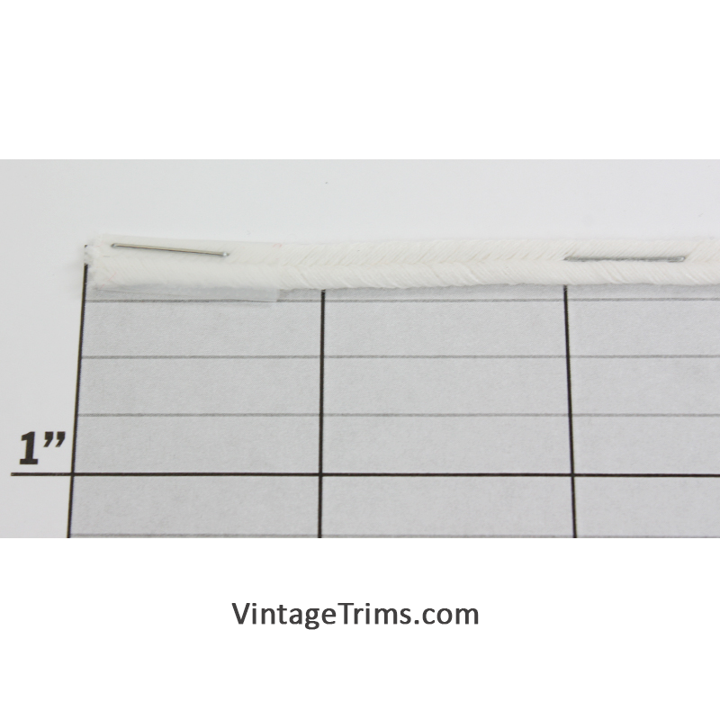 White Soutache 3/16"