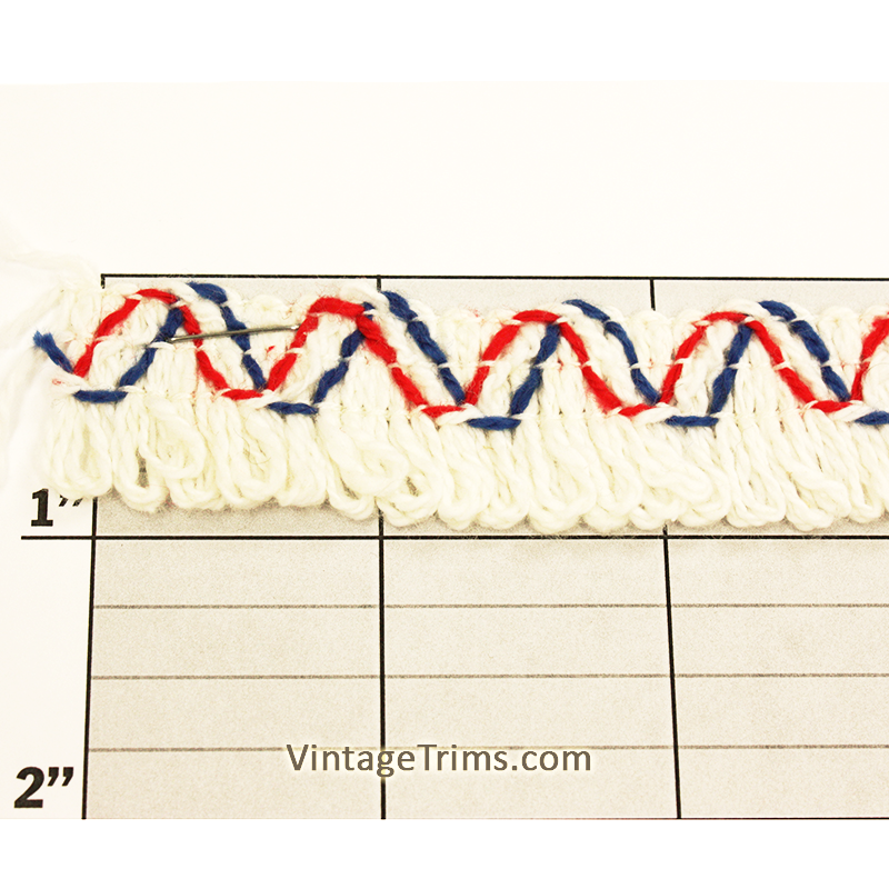 Wave Loop Fringe Fabric Trim 7/8"