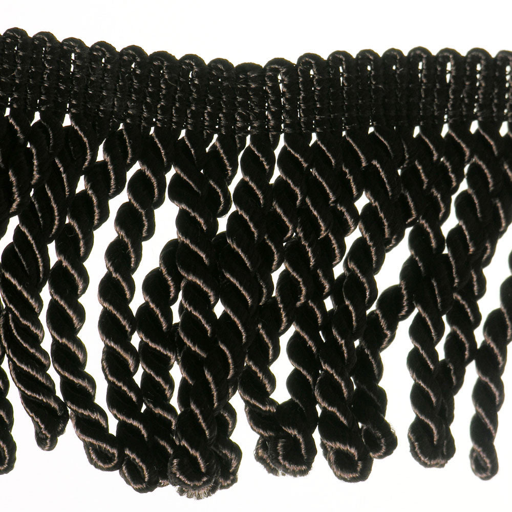 3" Chocolate Brown Fringe- Bullion