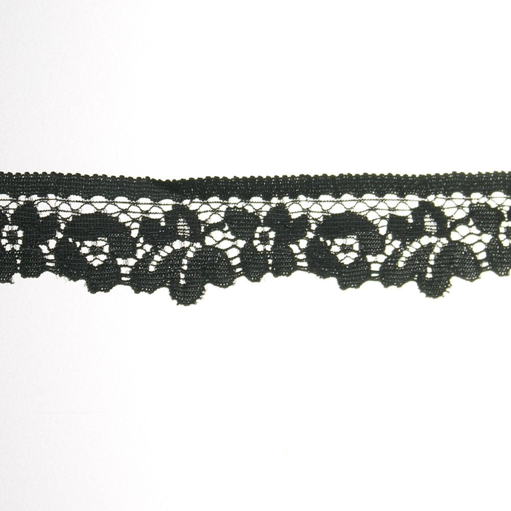 1&quot; Elastic-Lace Fabric Trim