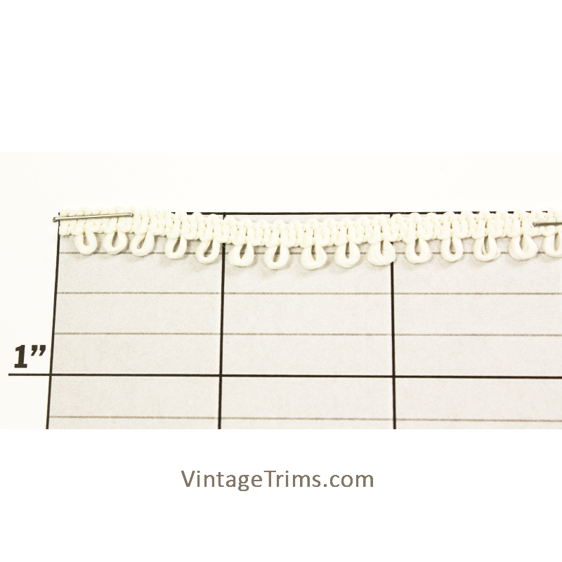 White Loop Braid 1/4"