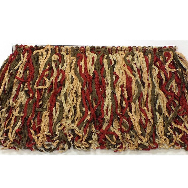 Versaille Multicolor Rayon Chenille Fringe 5" - 16 Colorways