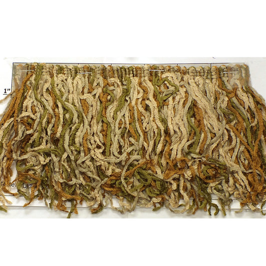 Versaille Multicolor Rayon Chenille Fringe 5" - 16 Colorways