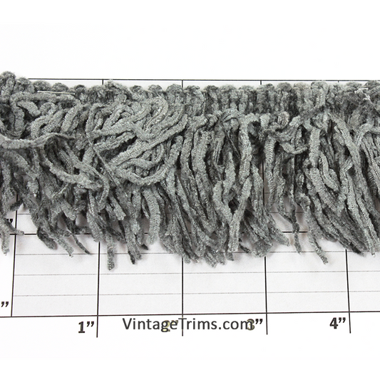 Versaille Collection Solid Color Rayon Chenille Fringe 2-1/2"
