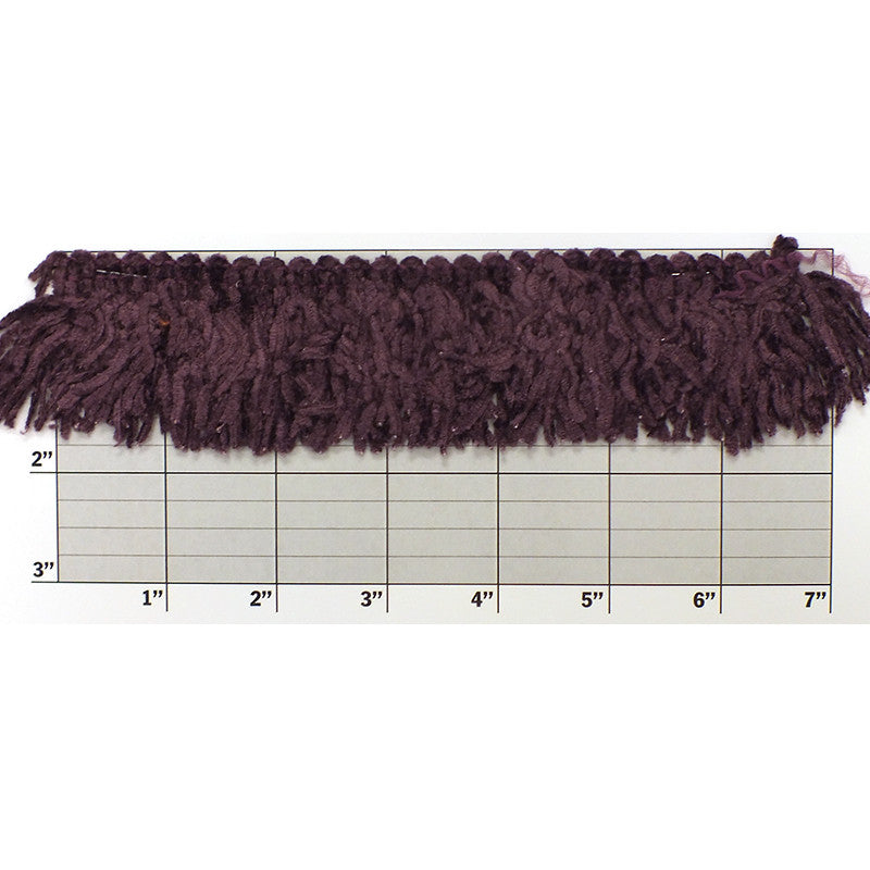 Versaille Solid Color Rayon Chenille Fringe 1-3/4" (Per Yard) 24 Colors