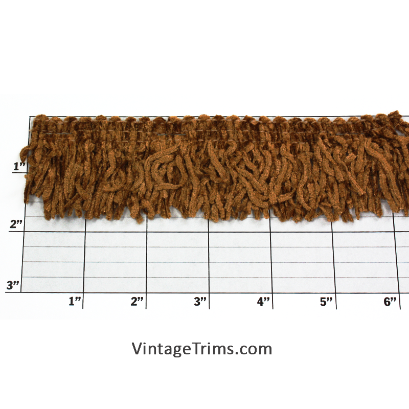 Versaille Solid Color Rayon Chenille Fringe 1-3/4" (Per Yard) 24 Colors