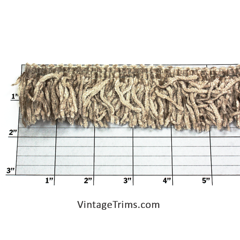 Versaille Solid Color Rayon Chenille Fringe 1-3/4" (Per Yard) 24 Colors