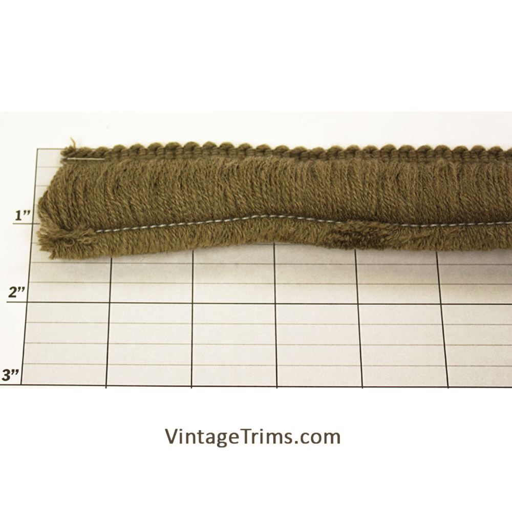 Acrylic Brush Fringe 1-3/4" Pewter