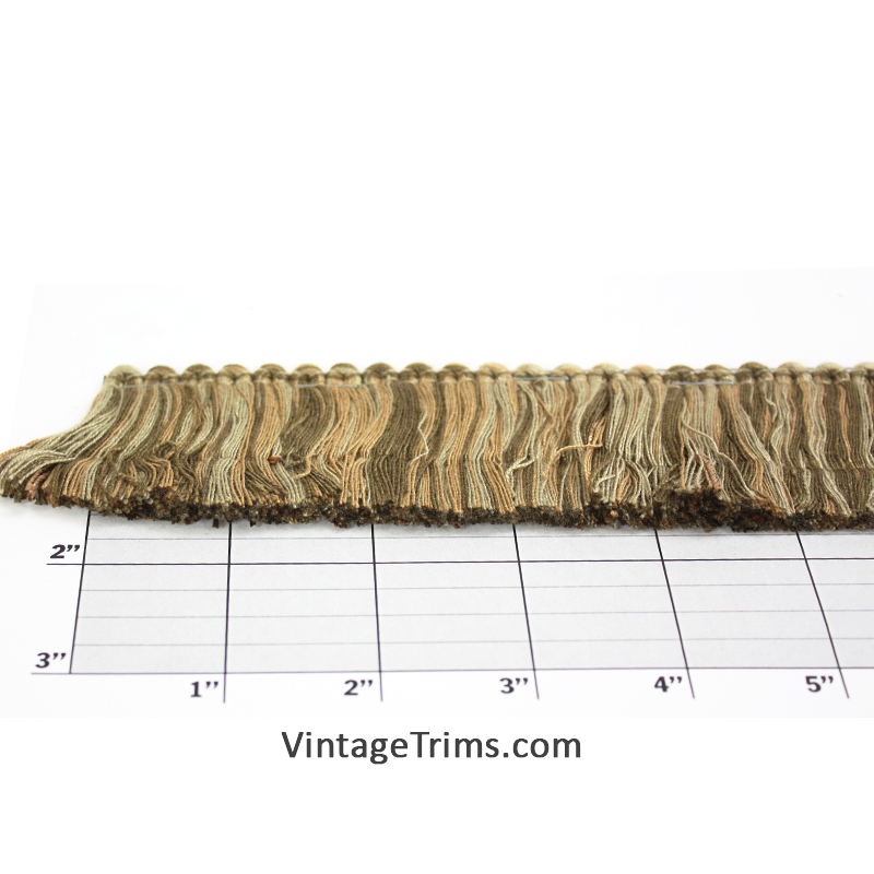 Brush Fringe 1-3/4" Sage Multi
