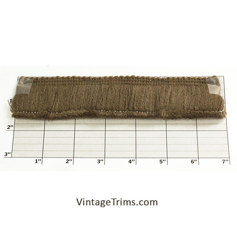 Acrylic Brush Fringe 1-3/4" (Per Yard) Rootbeer