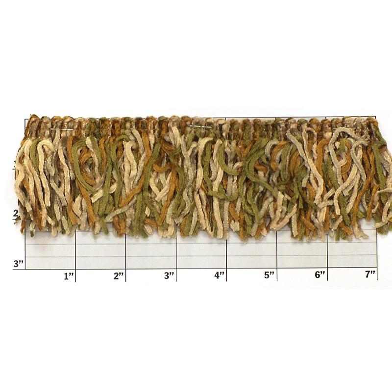 Versaille Multicolor Rayon Chenille Fringe 2-1/2" (Per Yard) 13 Colors