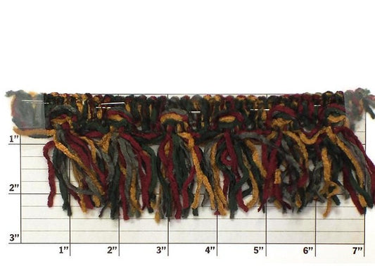 Versaille Multicolor Chenille Tassel Fringe 2-1/2" 17 Colors