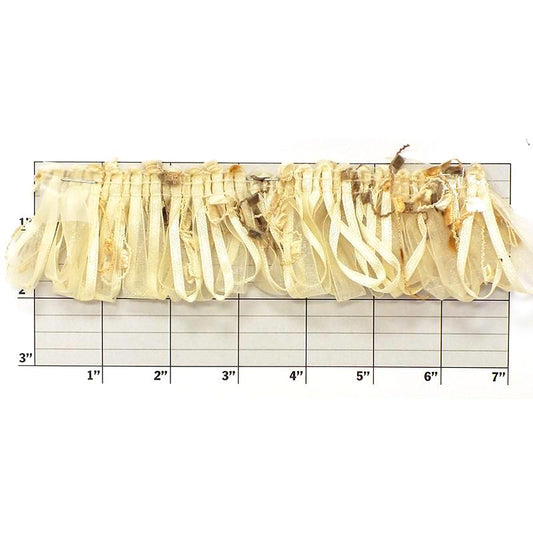 Butterfly Multi Ribbon Loop Fringe 2" (Per Yard) 7 Colors