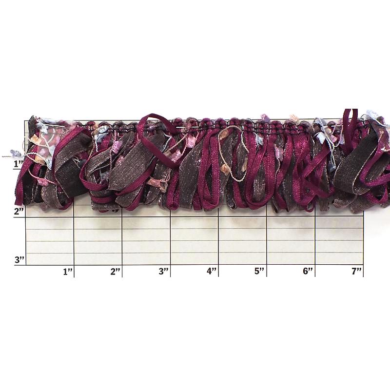 Butterfly Multi Ribbon Loop Fringe 2" (Per Yard) 7 Colors