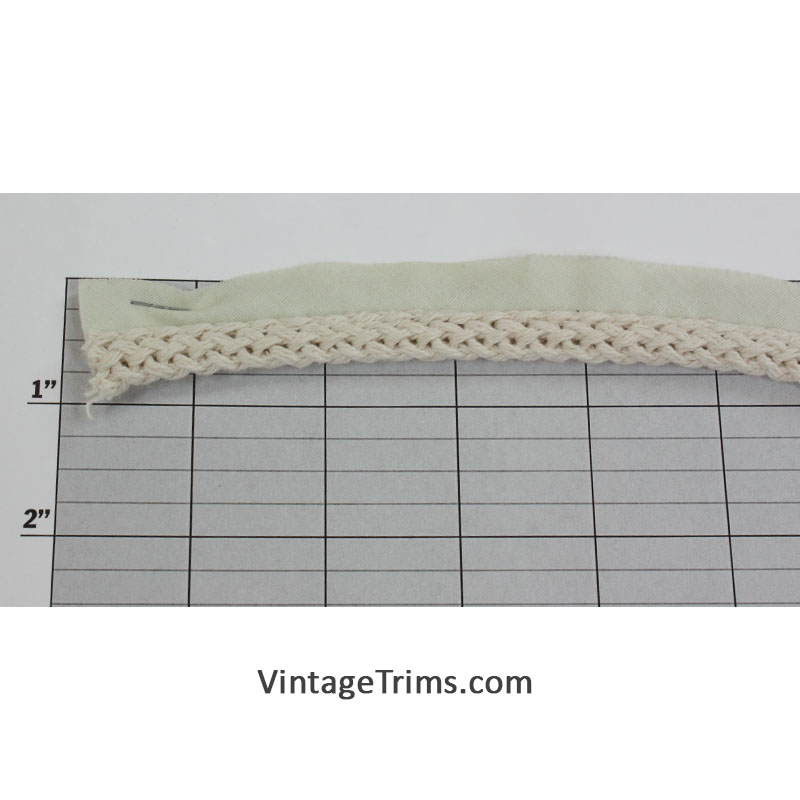 Braided Lip Cord 1/4" (288 Yard Roll) Cream