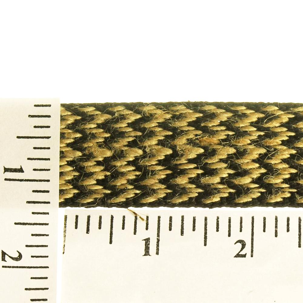 Jute Chevron Western Jacquard 1-1/4" 2 Colorways