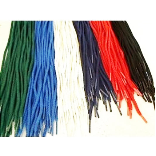Plastic-Tipped Drawstring Shoelaces