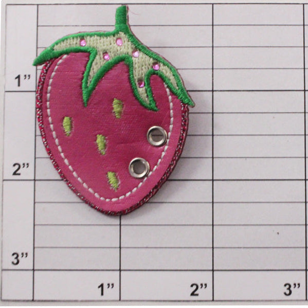 Strawberry Pin Back Brooch