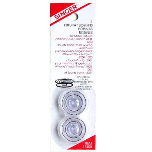 Singer One-Piece Bobbin, 2pk (Case of 48)*