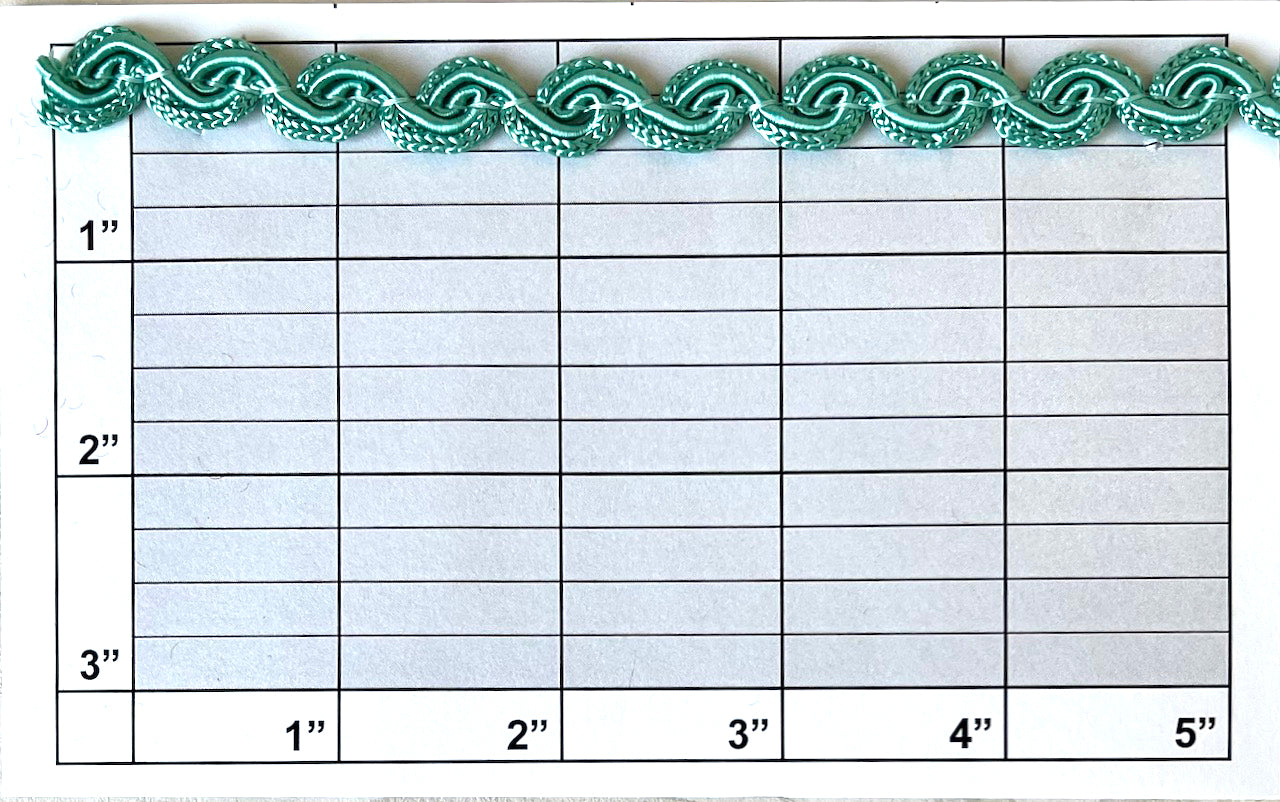 Scalloped Gimp Braid 7/16" 9 Colors