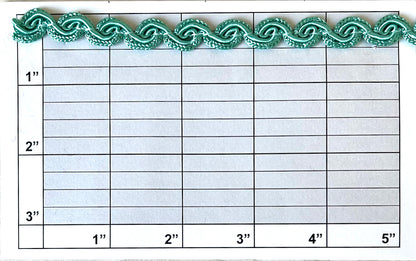 Scalloped Gimp Braid 7/16" 9 Colors