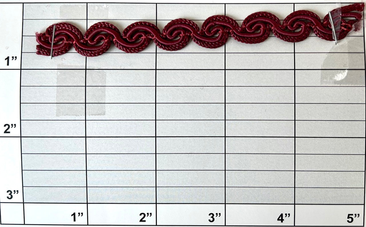 Scalloped Gimp Braid 7/16" 9 Colors