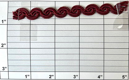 Scalloped Gimp Braid 7/16" 9 Colors