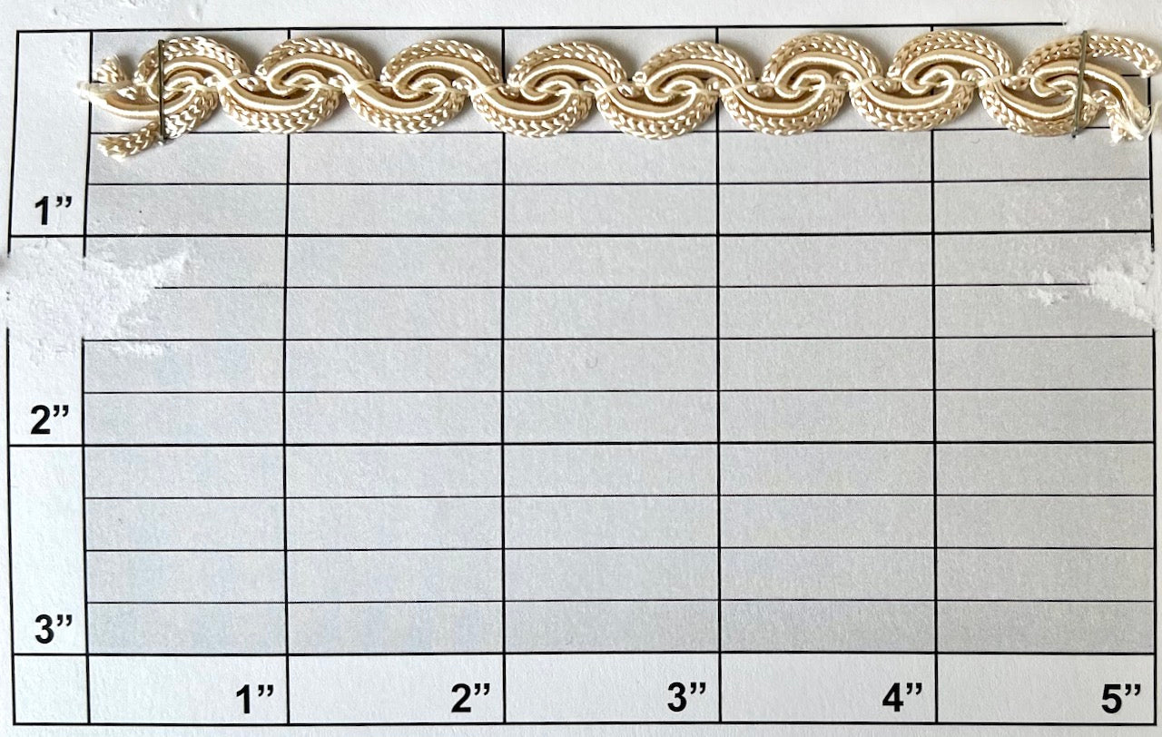 Scalloped Gimp Braid 7/16" 9 Colors