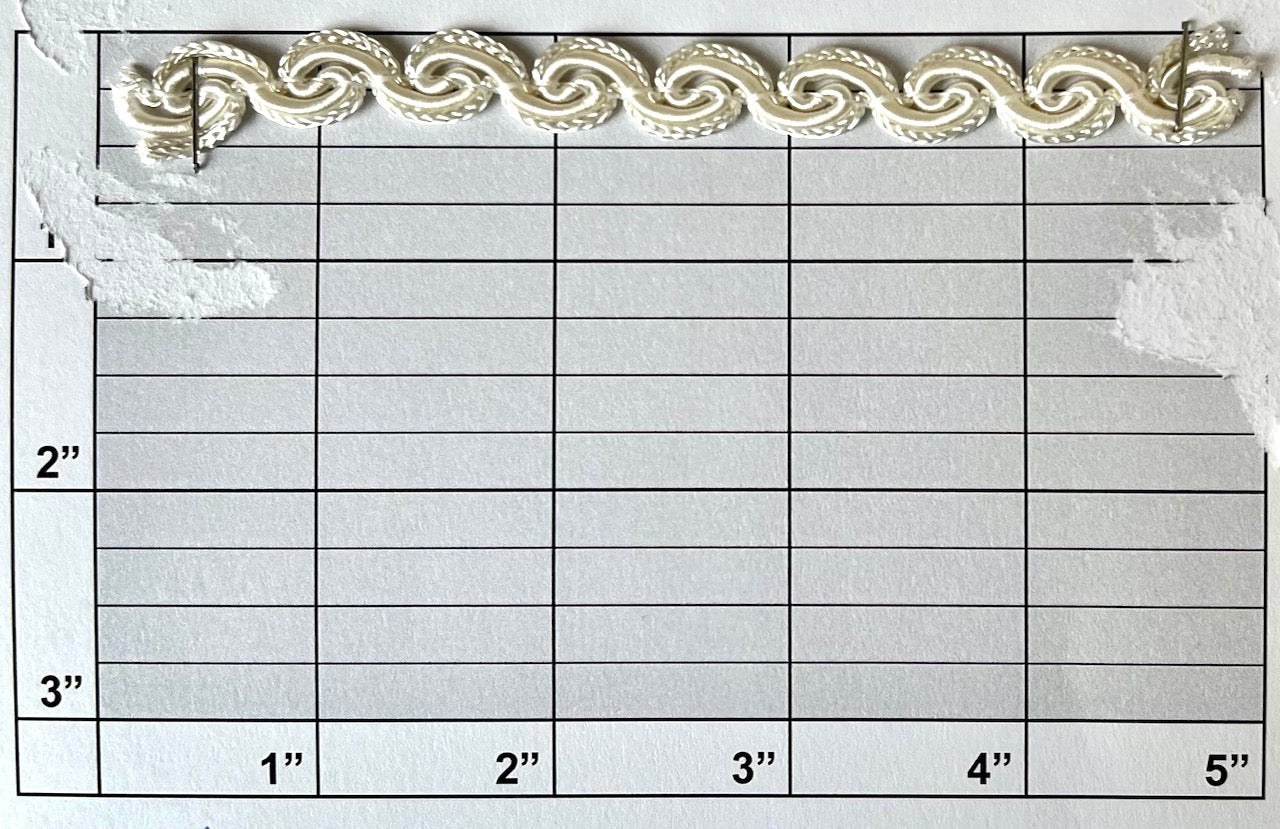 Scalloped Gimp Braid 7/16" 9 Colors