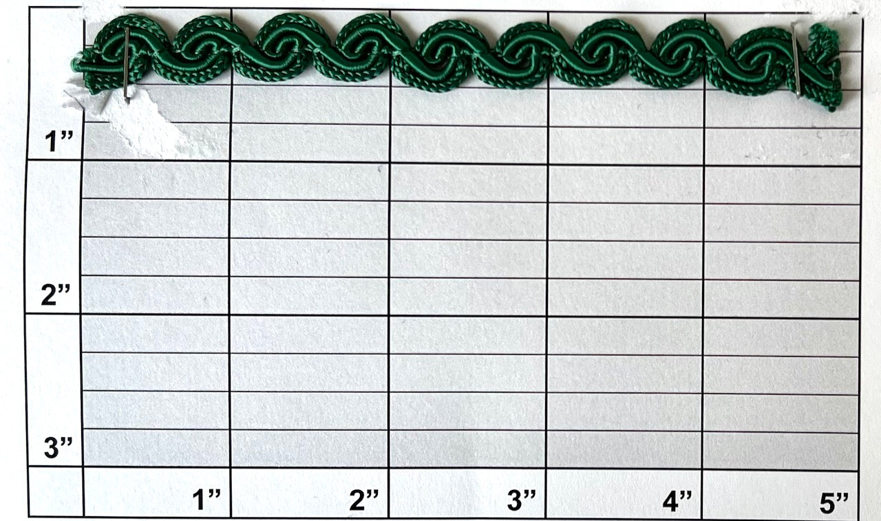Scalloped Gimp Braid 7/16" 9 Colors