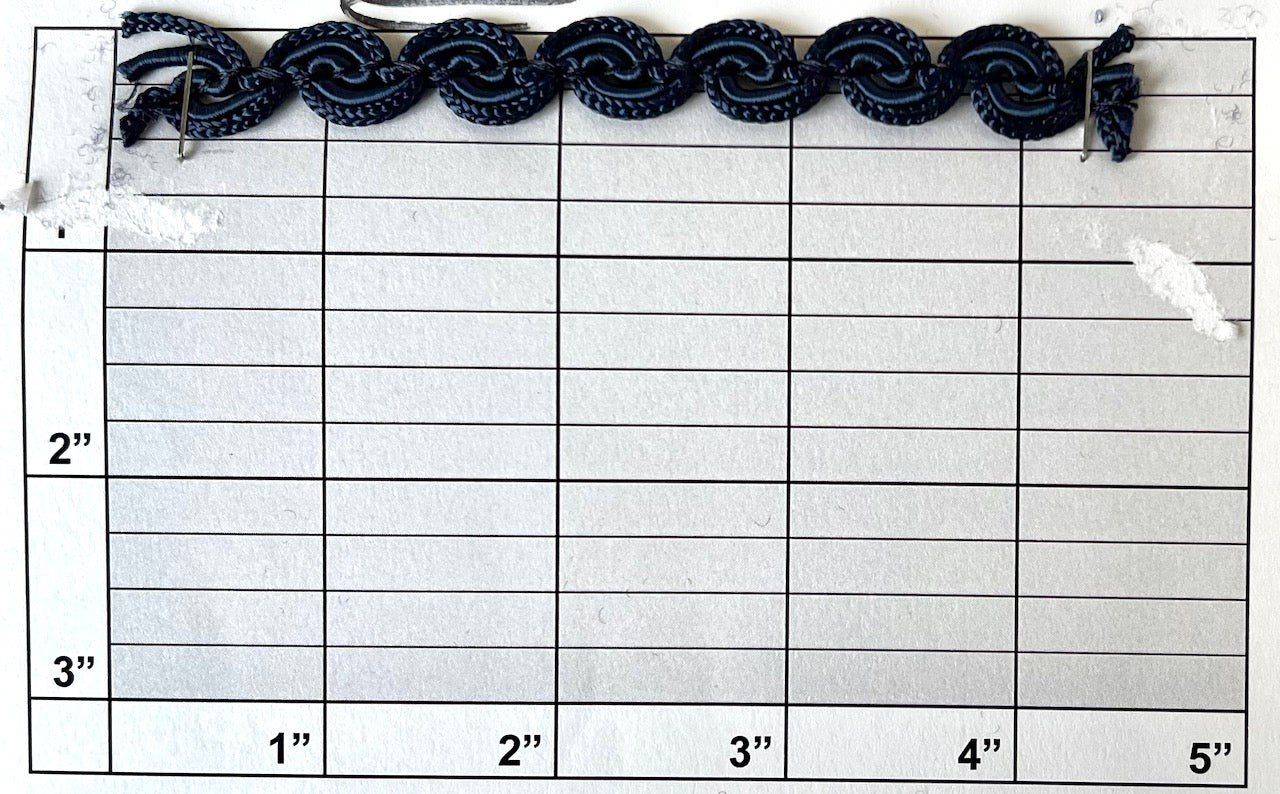 Scalloped Gimp Braid 7/16" 9 Colors