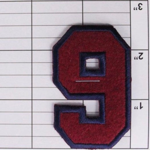 Block Number 6 or 9 Patch - 5 Colors