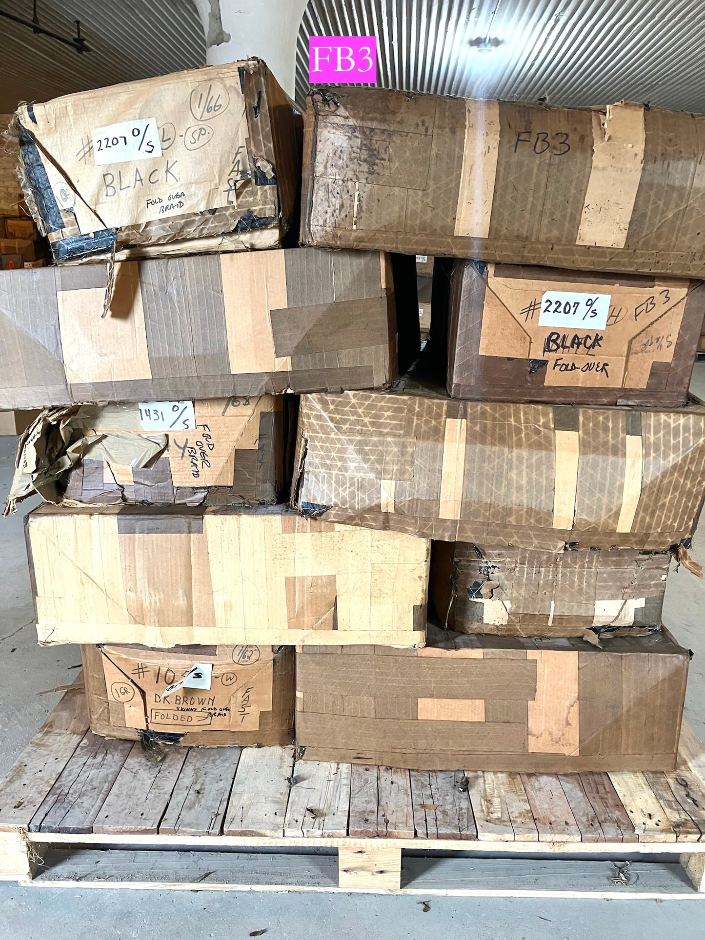 Fold-Over Braid - Pallet Load FB3