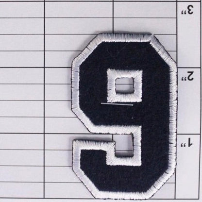 Block Number 6 or 9 Patch - 5 Colors