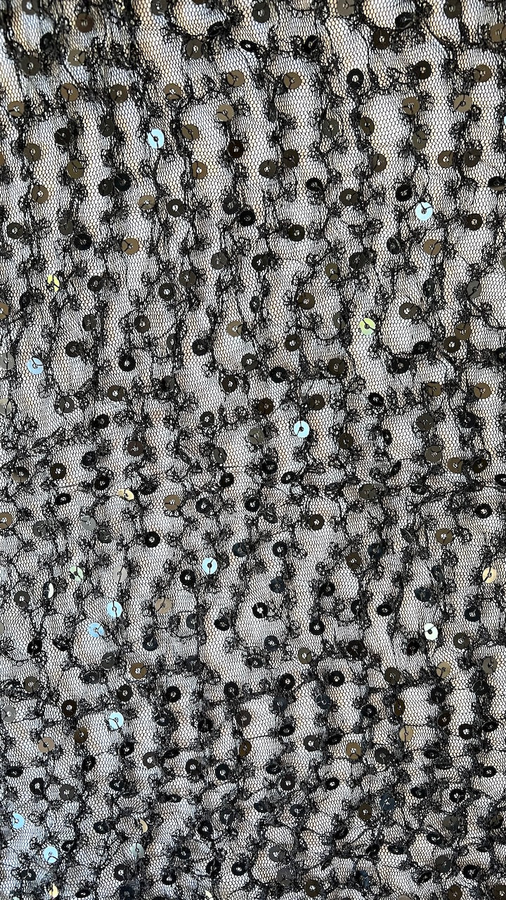 Stretch Sequin Costume Fabric 30"  2 Colors