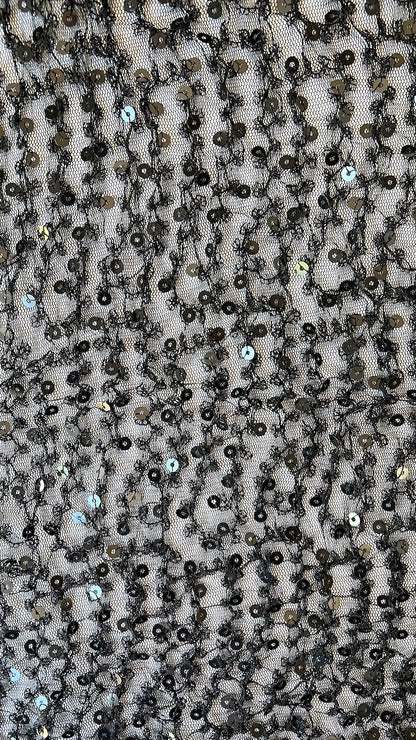 Stretch Sequin Costume Fabric 30"  2 Colors