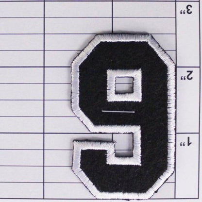 Block Number 6 or 9 Patch - 5 Colors