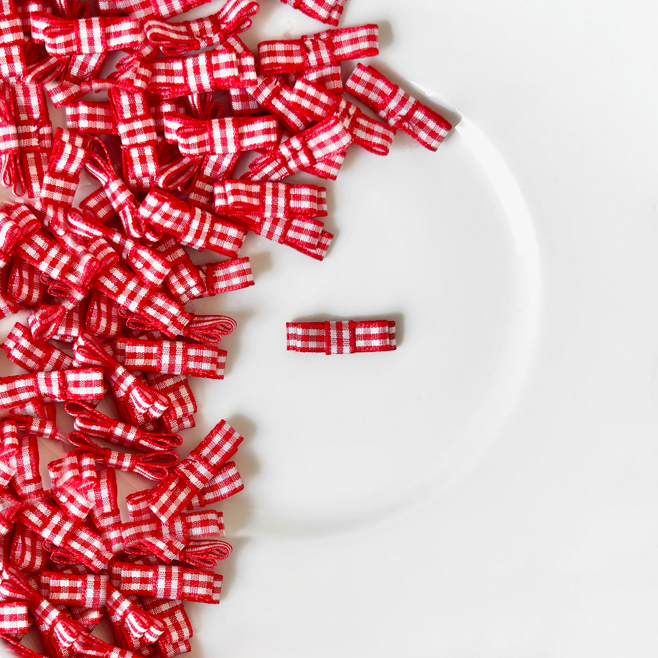 Double_Loop_Gingham_Check_Bows