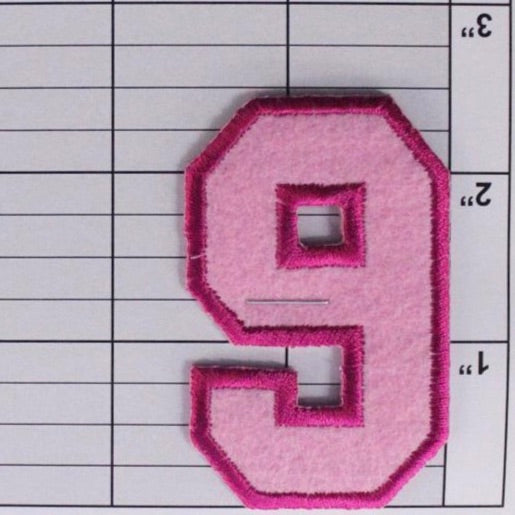 Block Number 6 or 9 Patch - 5 Colors