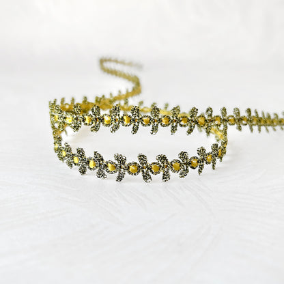 Metallic Inset Loop Braid 1/2" - 4 Colorways